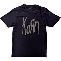 RockOff Korn Unisex tričko - Logo - černá Velikost: L