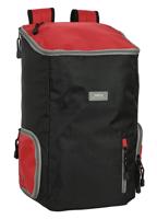 SAFTA "BLACK-RED" 13,3" shora plněný batoh MULTISPORTS - červeno černý - 31L