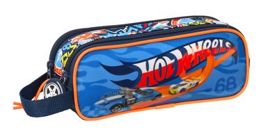 SAFTA Dvoukomorový penál HOT WHEELS "CHALLENGE" 21cm