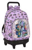 Safta MONSTER HIGH "BEST BOOS" dívčí školní batoh na kolečkách - 33L