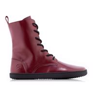 SHAPEN MAVERICK Bordeaux | Kotníkové barefoot boty - 37