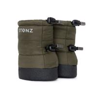 STONZ BOOTIE PUFFER Pine | Dětské barefoot návleky na nohy - 16–17