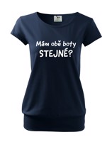 Těhotenské tričko Mám obě boty stejné? - tenhle potisk si zamiluješ!