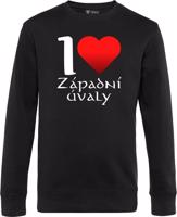 Unisex černý crewneck Nerdopolis - Západní Úvaly