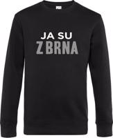 Unisex černý crewneck Petr Švancara - JA SU Z BRNA