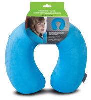 WORLDPACK TRAVEL PILLOW cestovní polštář z paměťové pěny - tyrkysová